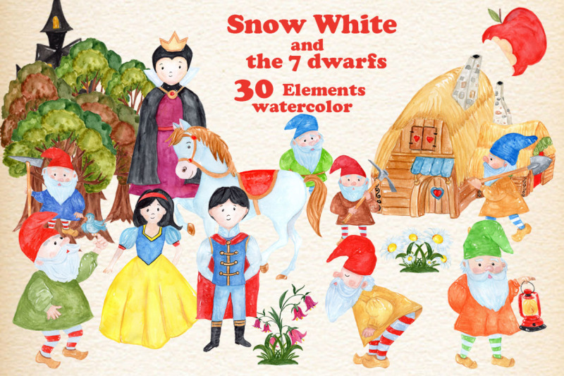 snow-white-princess-clipart