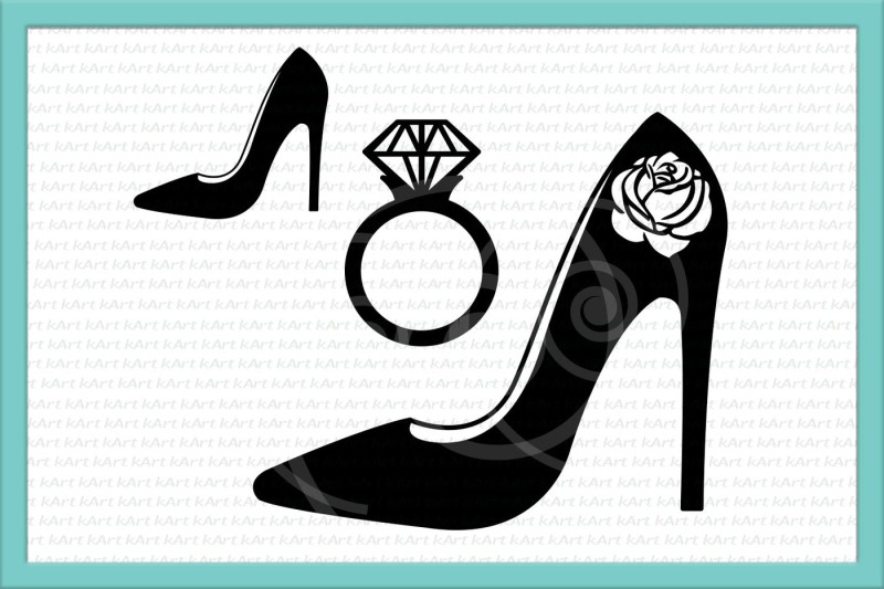 golden-high-heel-iron-on-gold-woman-shoe-printable-gold-ring-iron-on-diamond-ring-iron-on-diamond-svg-high-heel-svg-wedding-iron-on