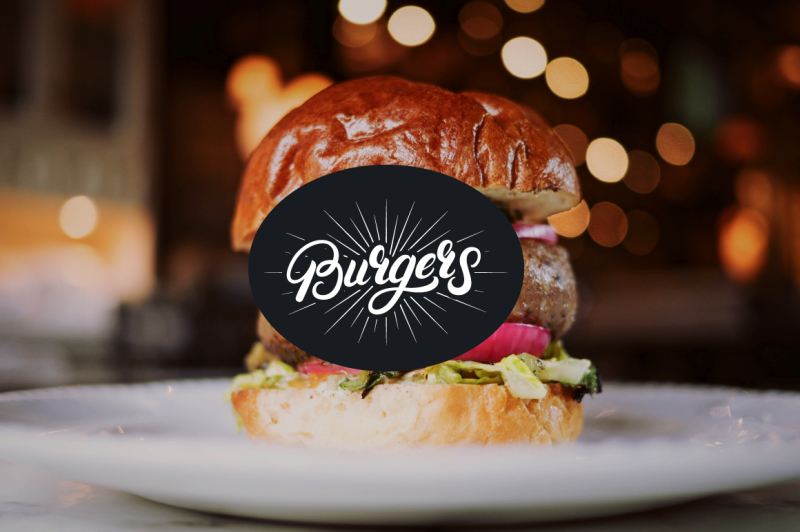 burgers-logo-set