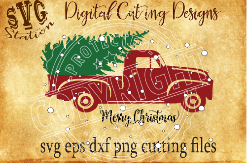 vintage-red-christmas-truck-svg-png-eps-dxf-cutting-file-silhouette-cricut-scal