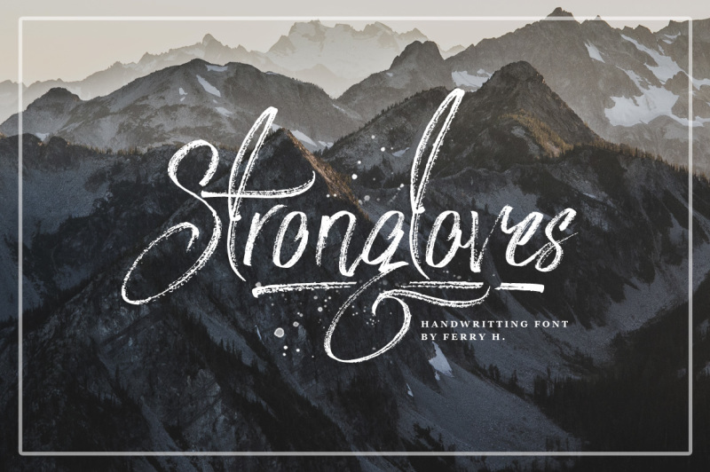 strongloves-handwritting-font