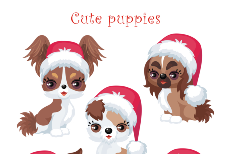 cute-puppies-christmas-mini-set