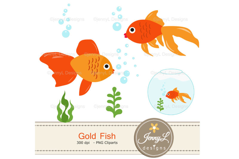 goldfish-digital-papers-and-clipart