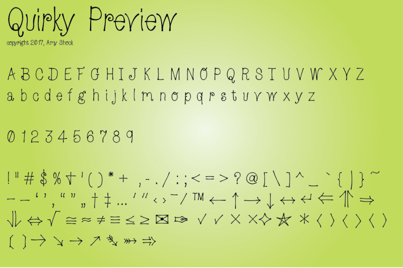 quirky-font-otf-with-editable-vector-flowers-ai