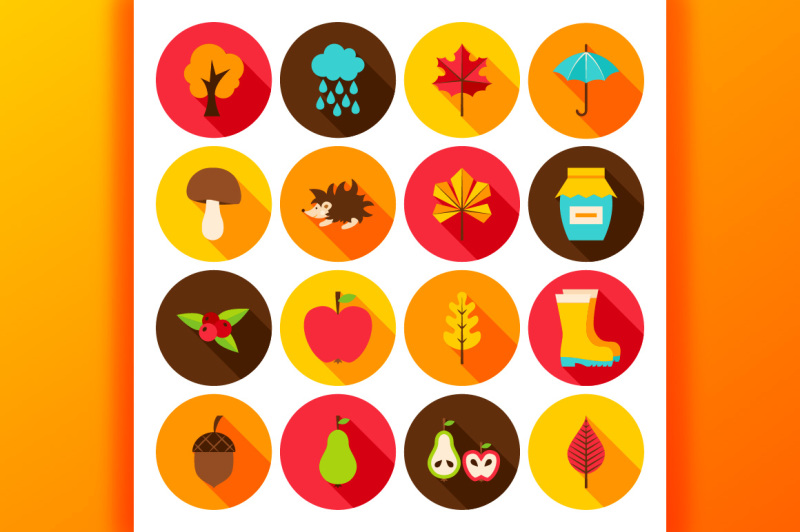 autumn-flat-icons