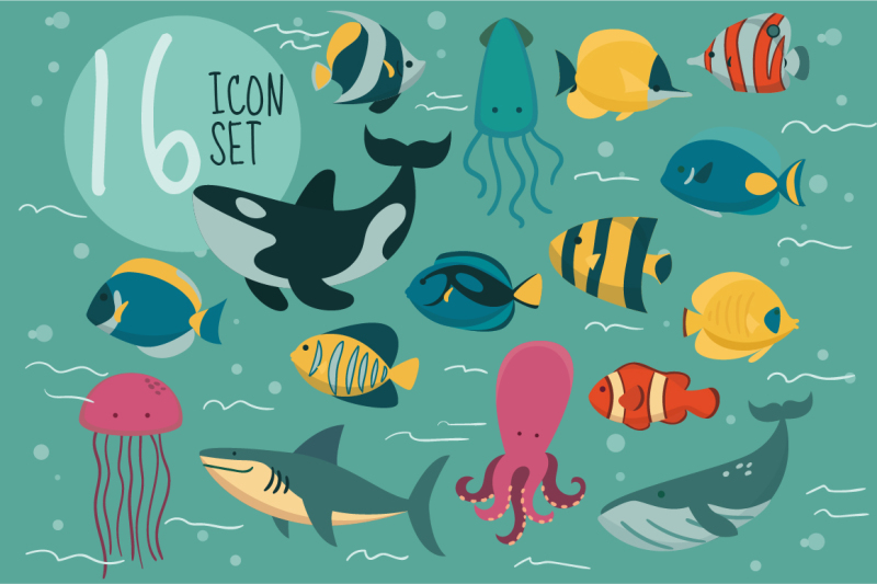 ocean-animals-graphic-pack