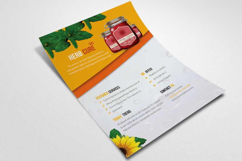 herbal-product-promotion-flyers