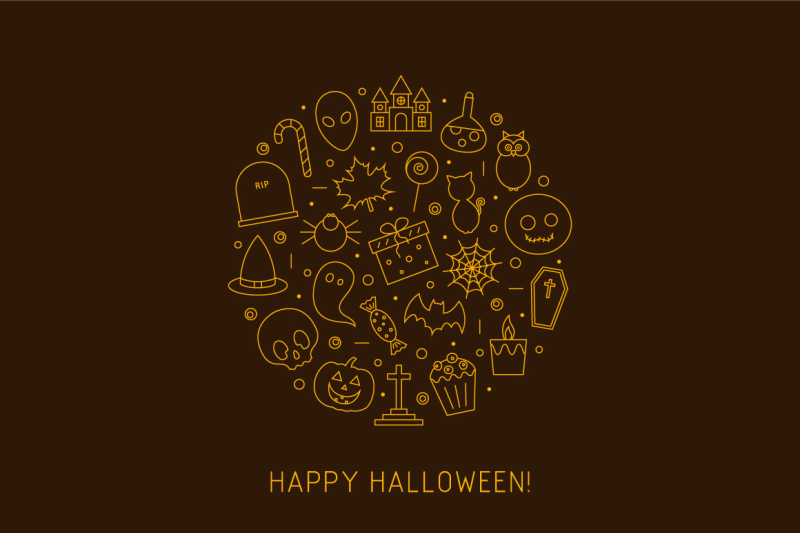 25-halloween-icons-card-pattern