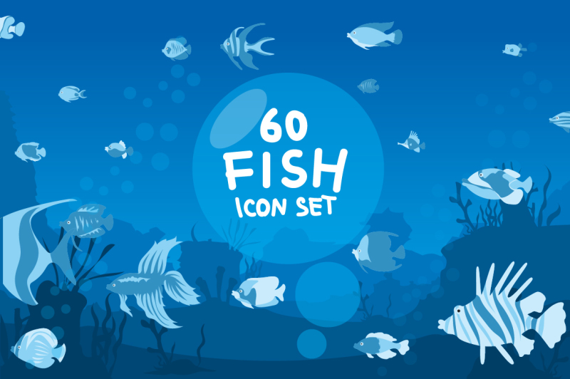 60-fish-icon-set