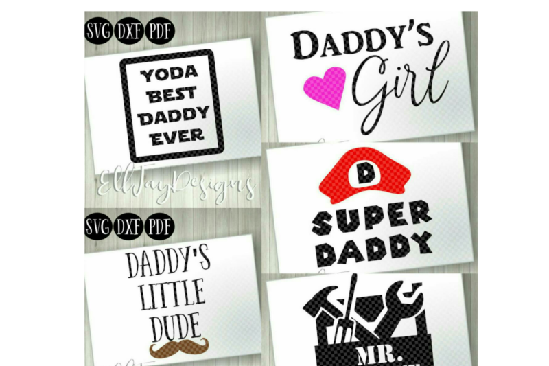 Download Fathers Day Bundle By EllJayDesigns | TheHungryJPEG.com