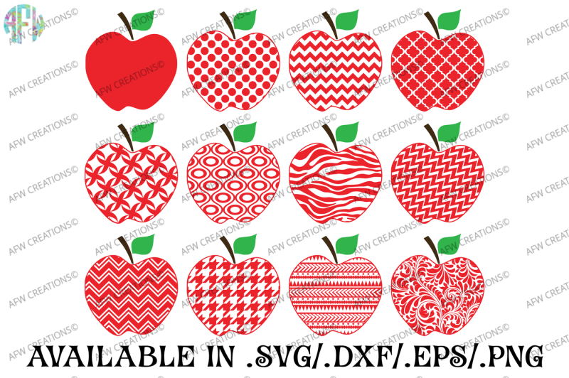 pattern-apples-svg-dxf-eps-cut-files