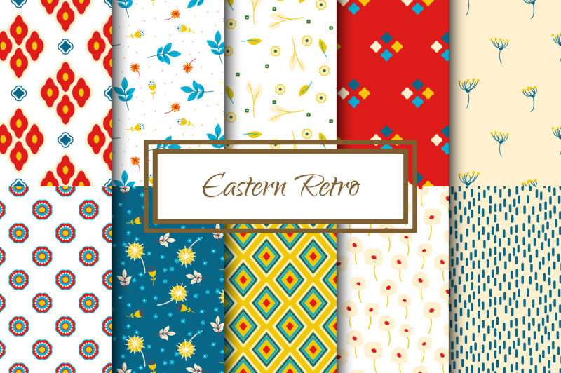 eastern-retro-floral-patterns