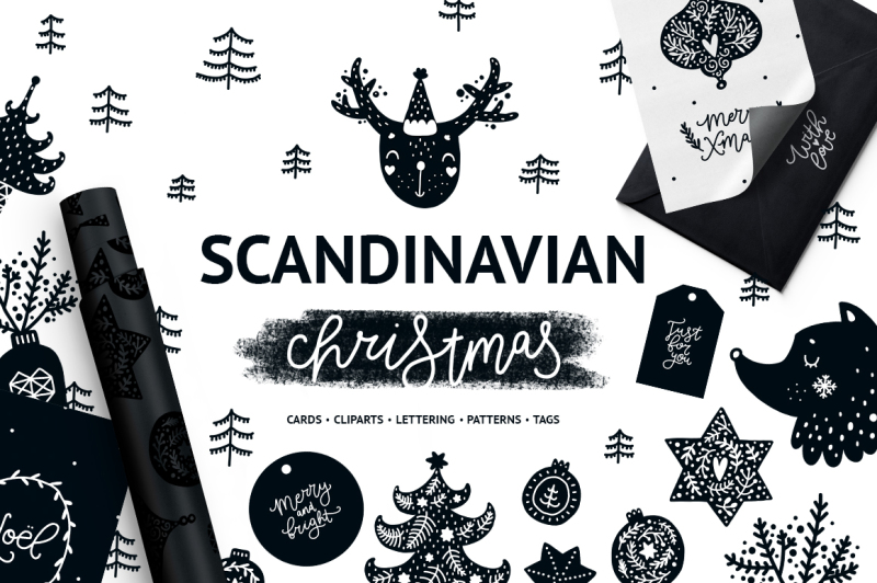 scandinavian-christmas-black-and-white