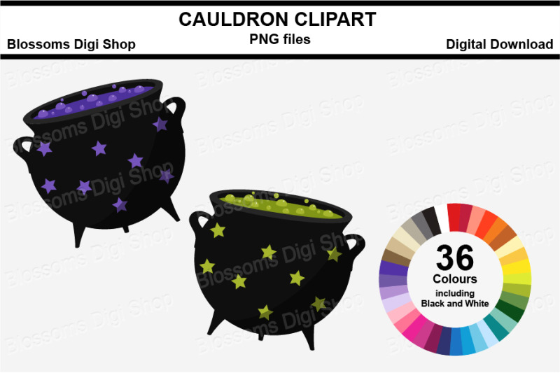cauldron-sticker-clipart-36-multi-colours-png-files