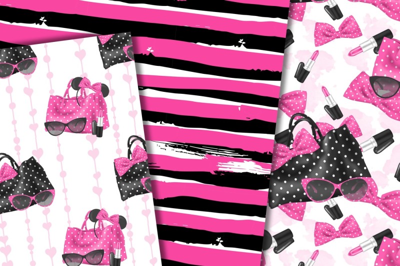 Fashion Girl In Pink By Digitaldesignsandart Thehungryjpeg Com