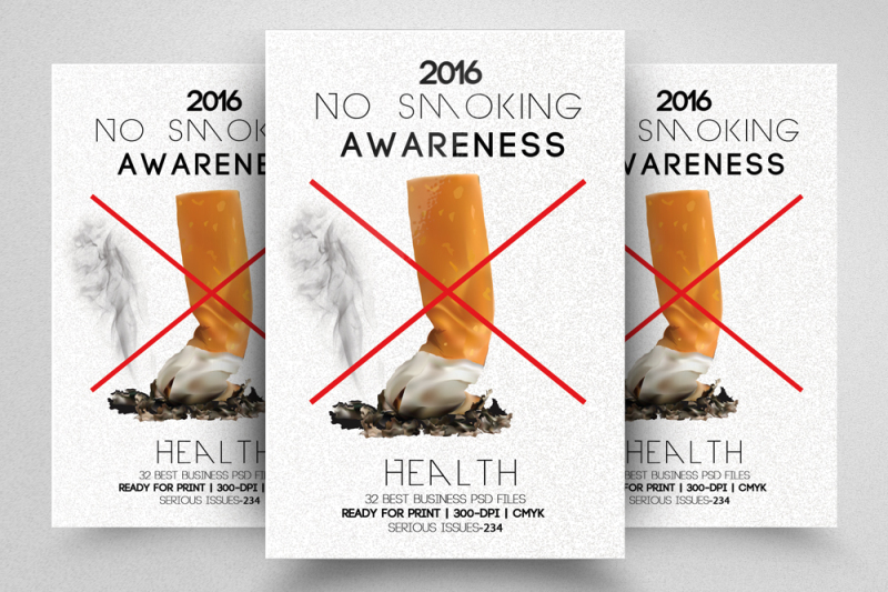 no-smoking-awareness-flyers