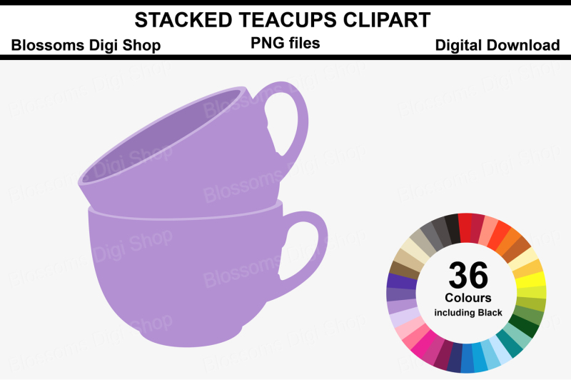 stacked-teacups-clipart-36-multi-colours-png-files