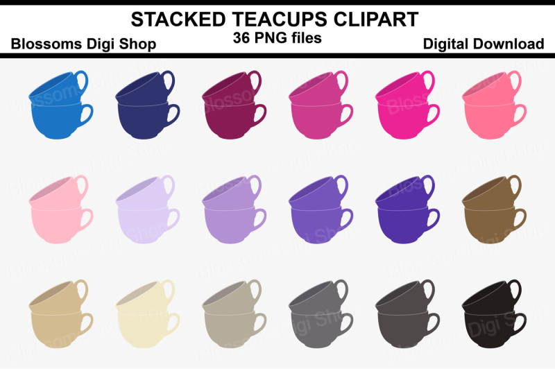 stacked-teacups-clipart-36-multi-colours-png-files
