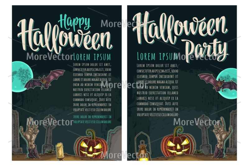 halloween-poster-lettering-set-engraving-illustration