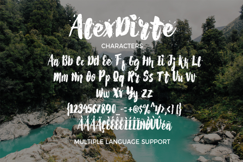 alexdirte-brush-font