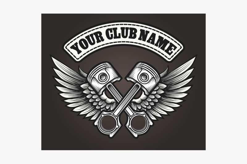 biker-club-emblem-with-winged-pistons