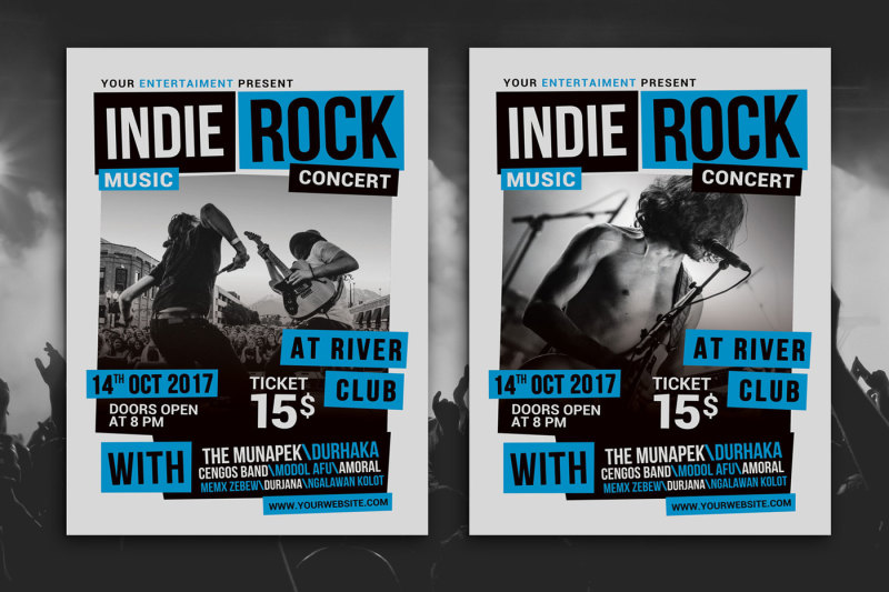 indie-rock-music-concert-flyer