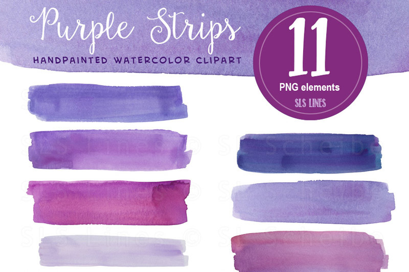 purple-watercolour-stripes