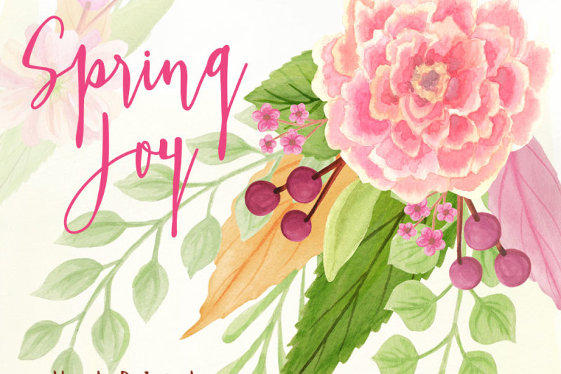 spring-joy-watercolor-flowers