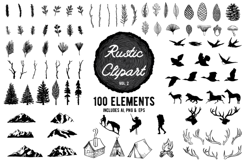 rustic-clipart-designs-vol-2