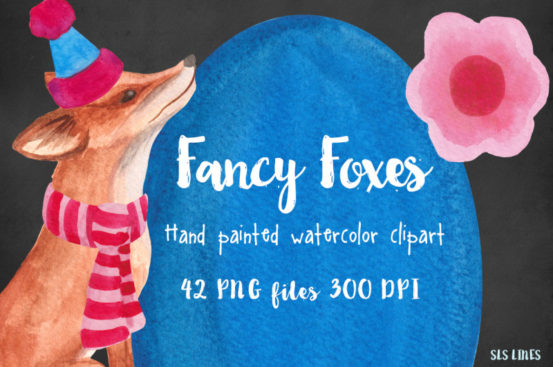 fancy-foxes-watercolors