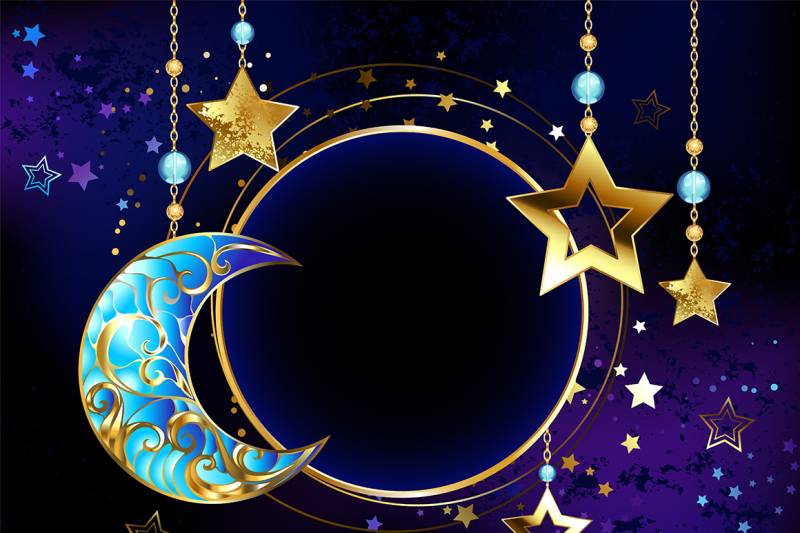 round-banner-with-jewelry-crescent-moon