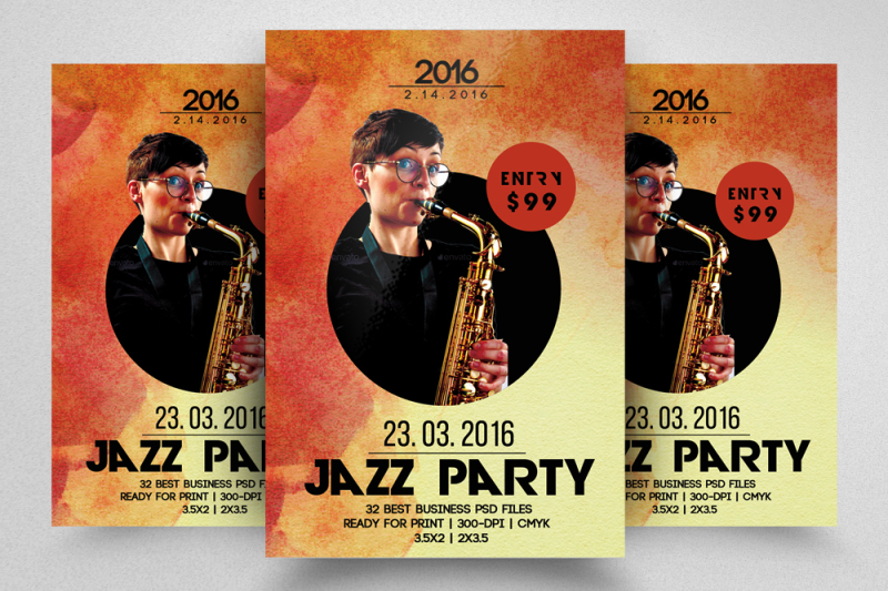 jazz-party-flyer-templates