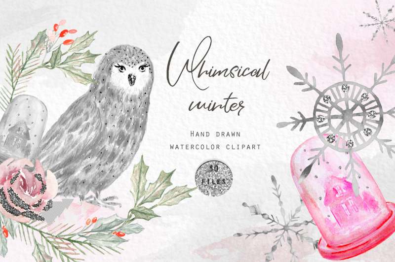 whimsical-winter-watercolor-clipart