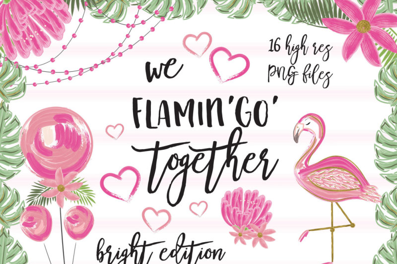 we-flamingo-together-bright-paint-set