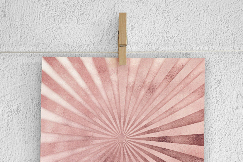 rose-sunburst-digital-paper