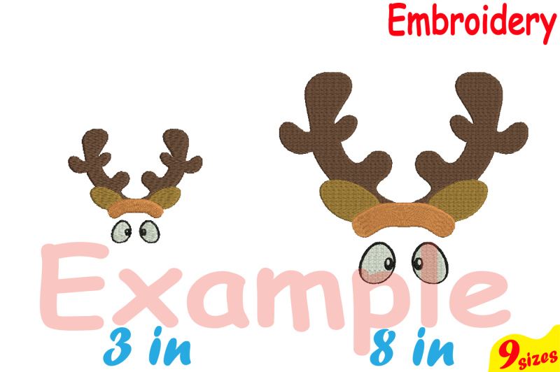 christmas-designs-for-embroidery-machine-instant-download-commercial-use-digital-file-4x4-5x7-hoop-icon-symbol-sign-santa-claus-bow-reindeer-horns-93b