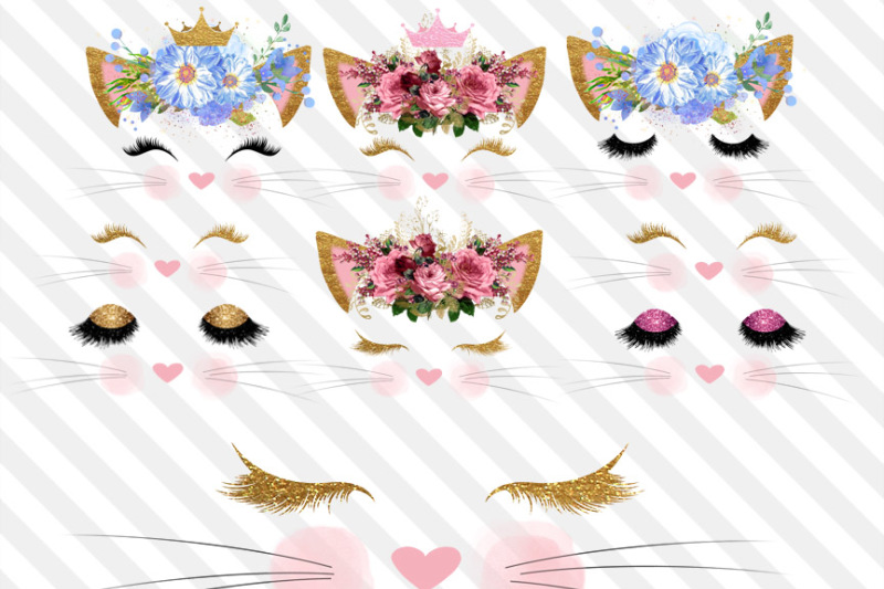 kitty-faces-clipart