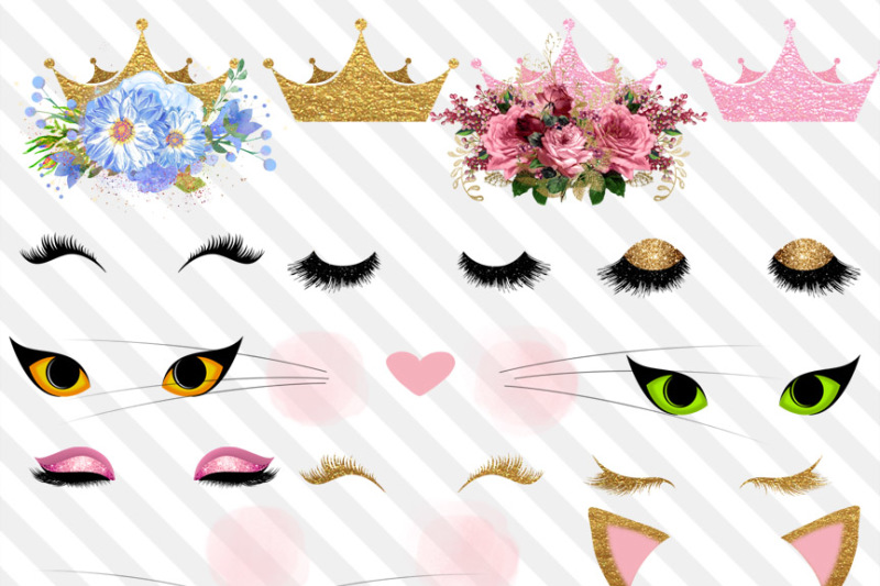 kitty-faces-clipart