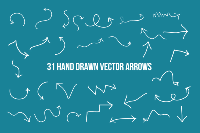 31-hand-drawn-arrows-vector