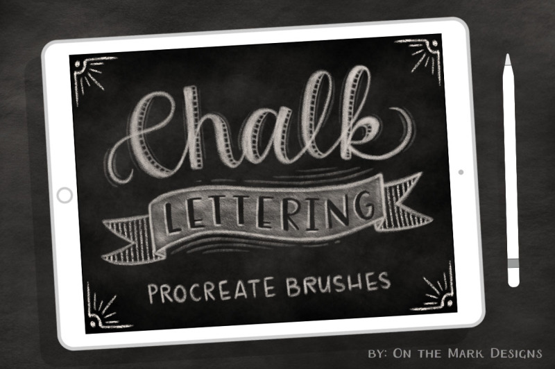 5-chalk-lettering-procreate-brushes