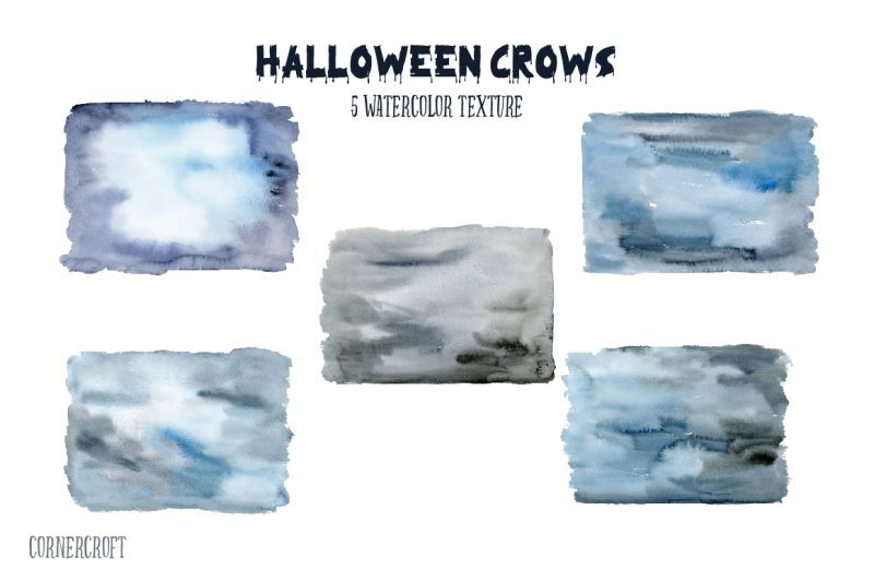 halloween-crows-and-witch