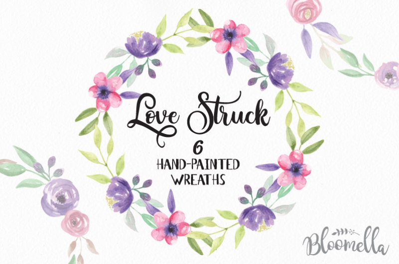 love-struck-hand-painted-watercolor-wreaths-flower-garlands