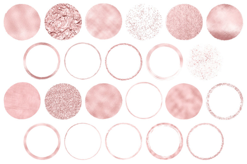 Blush Circles Clip Art By Pededesigns