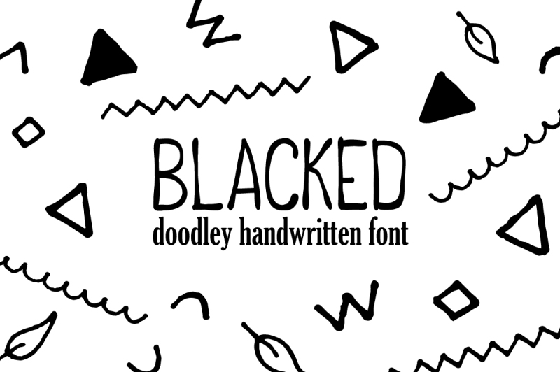 blacked-doodle-handwritten-script