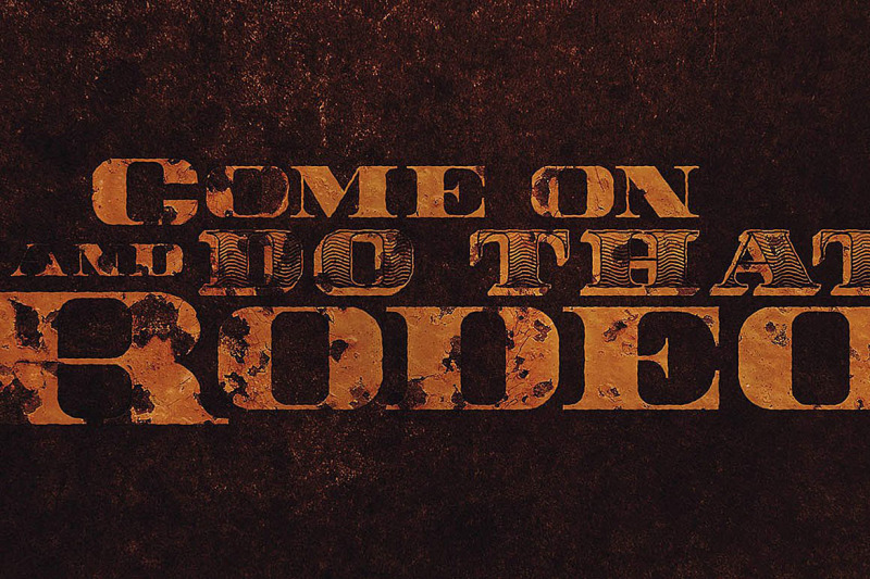 rodeo-typeface