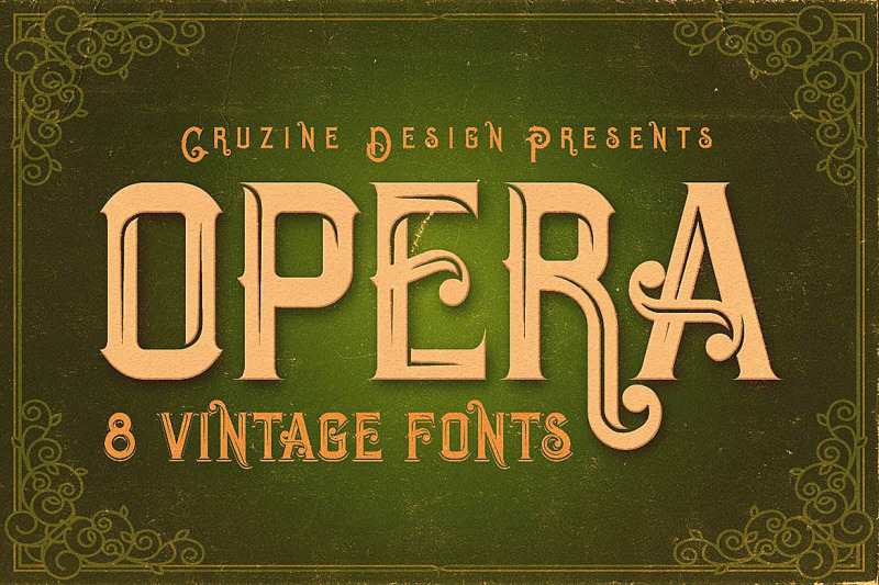 opera-vintage-typeface