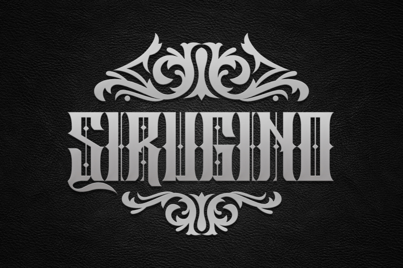 sirugino-typeface
