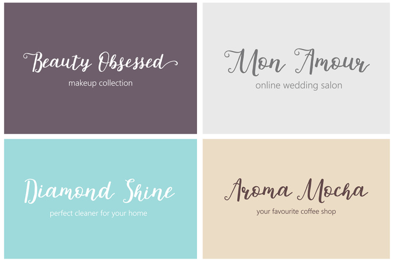 Michelle Script With Extras By Designwork Thehungryjpeg Com