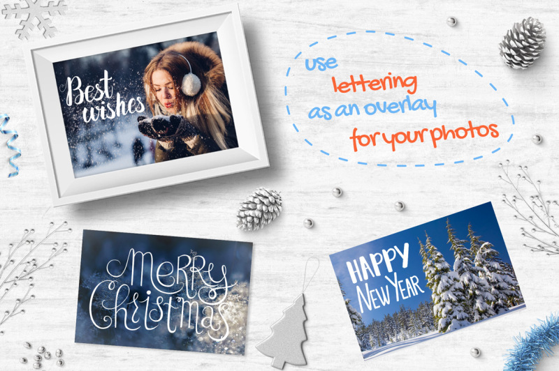 let-it-snow-clipart-and-lettering-set