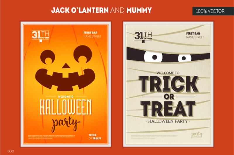 super-set-of-halloween-posters